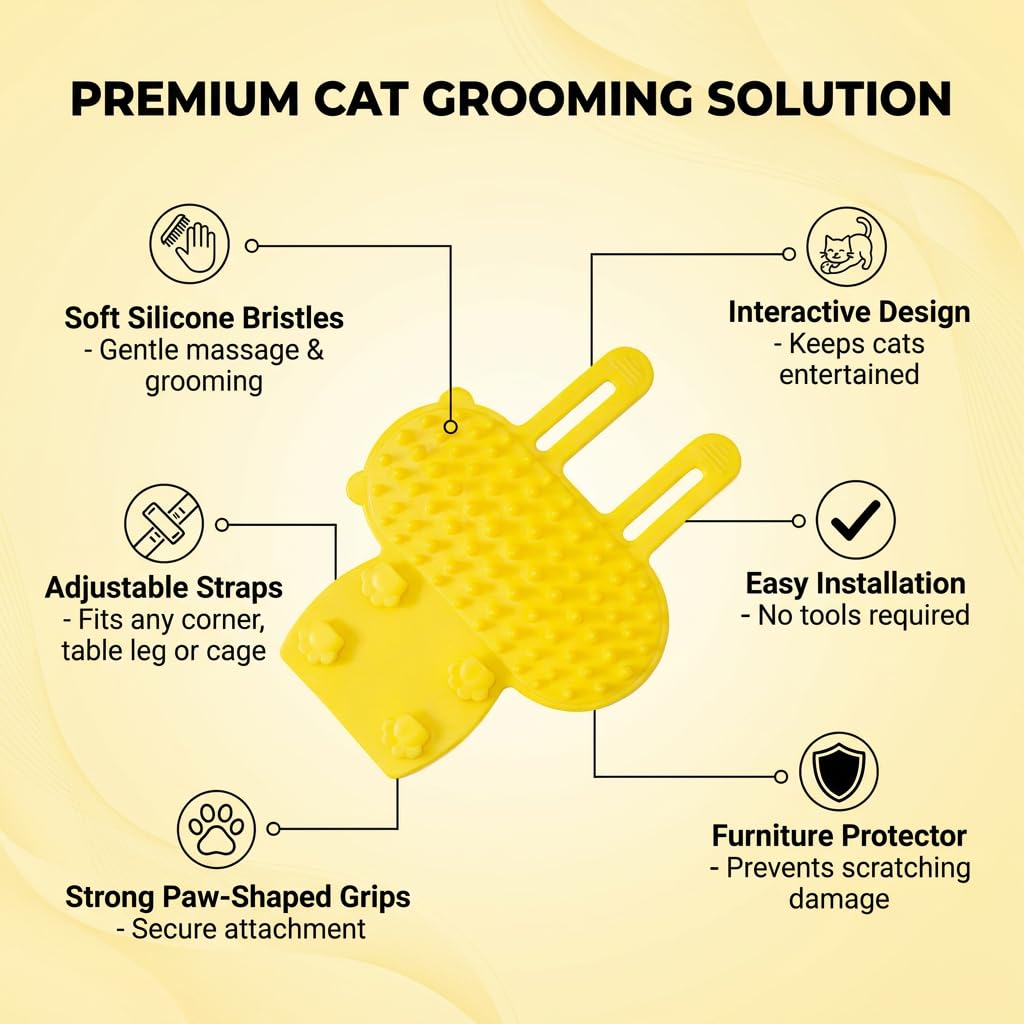 Auto-gromère de chat de 2pc