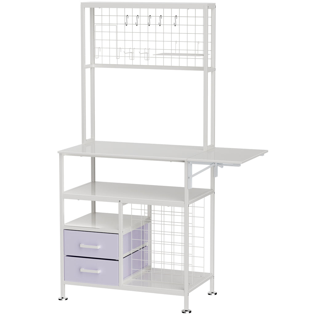 Grande table de pression thermique pliable avec stockage