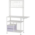 Grande table de pression thermique pliable avec stockage