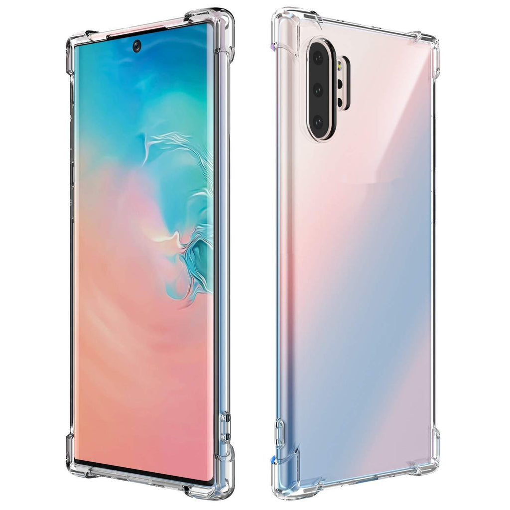 Transparent S24PLUS Boîtier de protection TPU résistant à la chute à quatre cornes