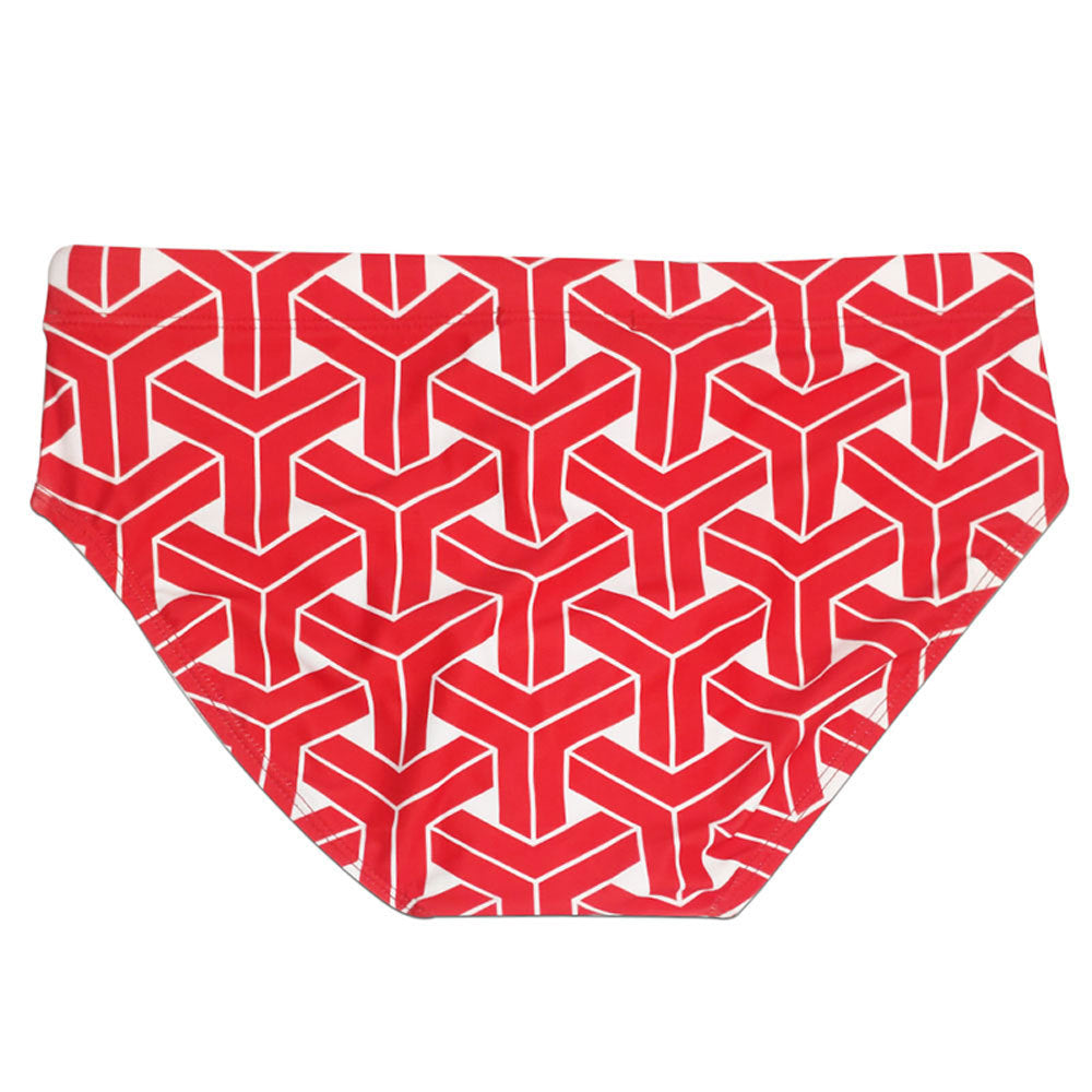 Trunks de natation triangulaire imprimés pour hommes