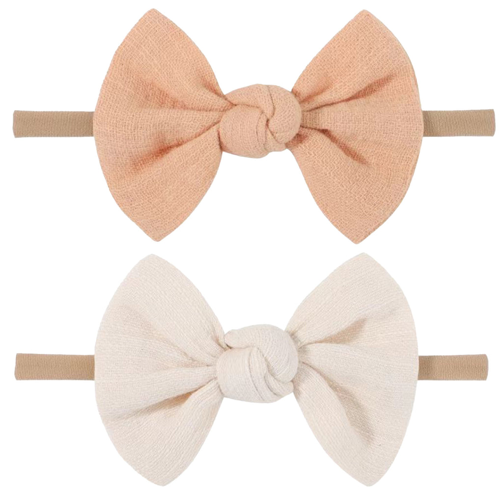 Bandes de tête douces Bébé filles Nylon Bande de tête avec cheveux Bow bandes de cheveux Accessoires pour cheveux pour Newb