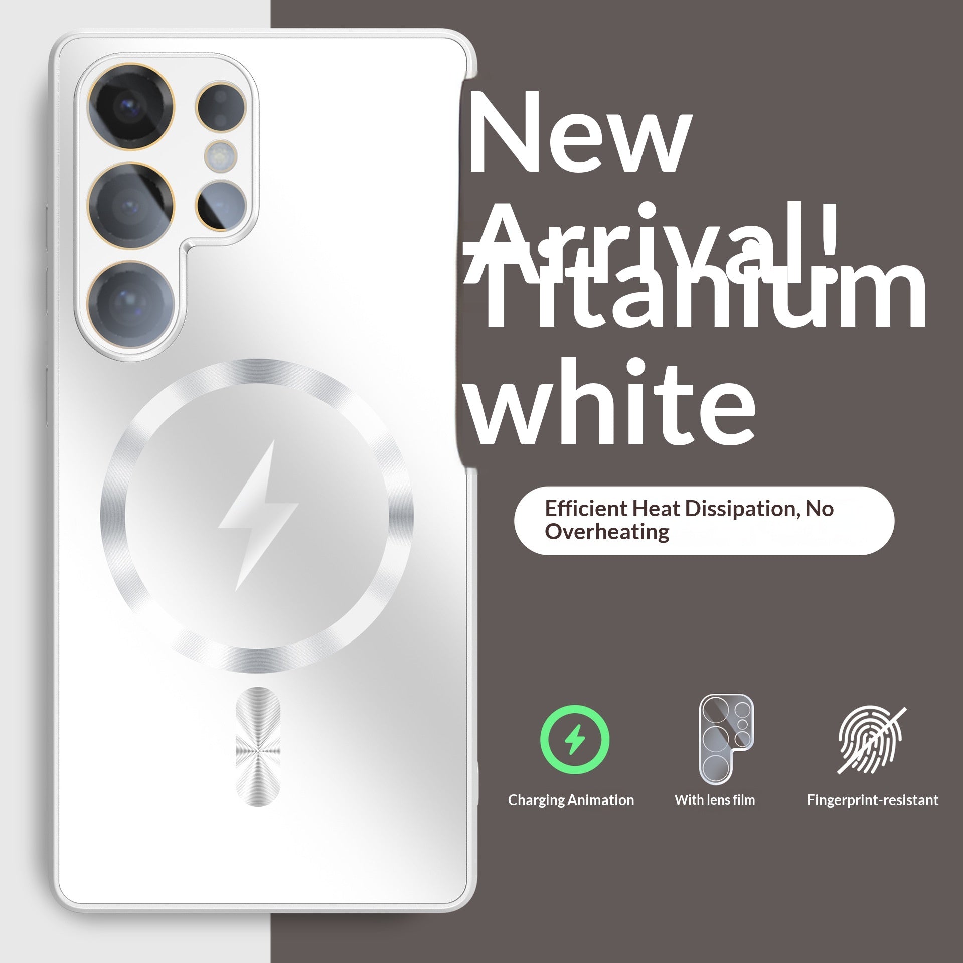 Electrostatique Skin-Feel AG Étui téléphonique gelé
