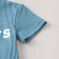 Ensemble de vêtements de salon pour enfants Garçons Haut à manches courtes et ensemble de deux pièces