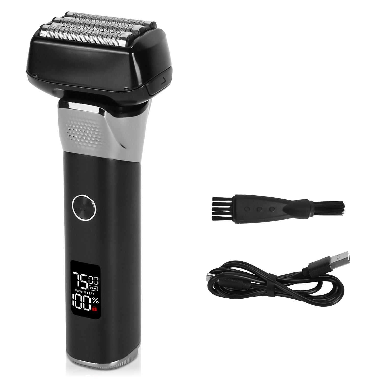 Rasoir électrique 5-Blade pour les hommes Bard à barbe humide et sèche Trimmer P