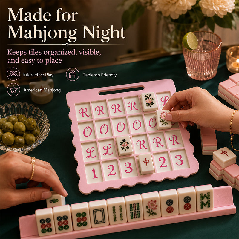 1PC Mahjong Tile Placement Board