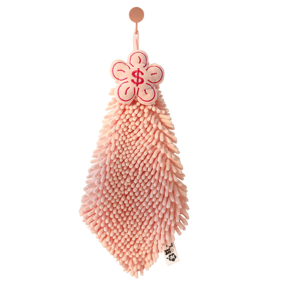 Chenille Suspension de serviette à main créative mignon
