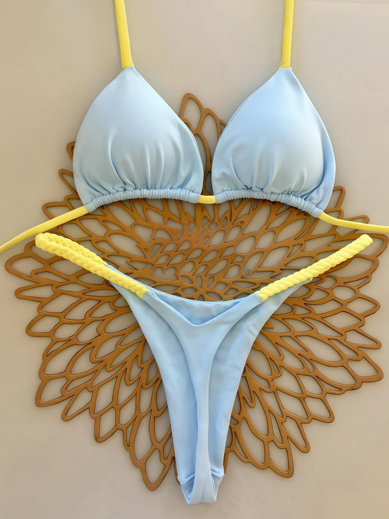 Maillot de bain pour femmes Bikini Strap-tie pour printemps