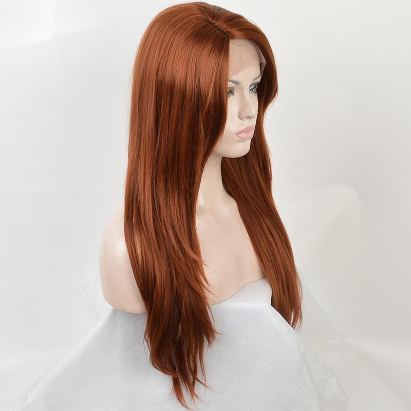 Synthétique Dentelle avant Long cheveux bouclés