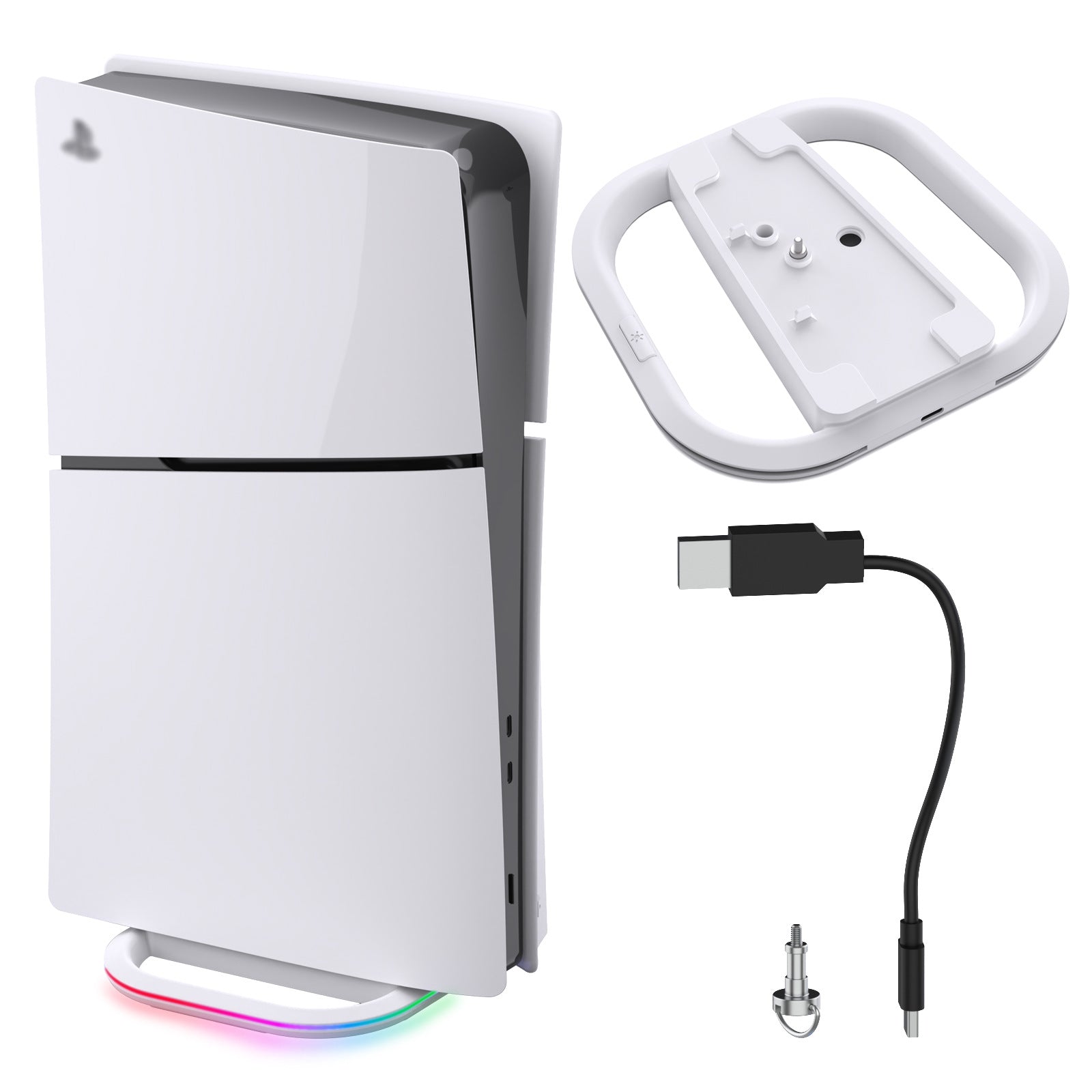 Base lumineuse avec lumière d'ambiance RGB