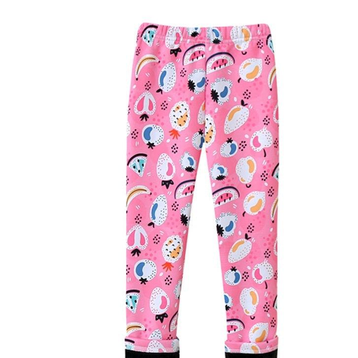 Filles Fine-Flannel PrintempsAutomne Vêtements de dessus Pantalons lait-viscose