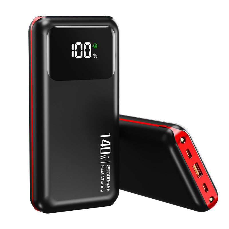 PD 140W Laptop Power Bank avec 25000 Mah et charge rapide