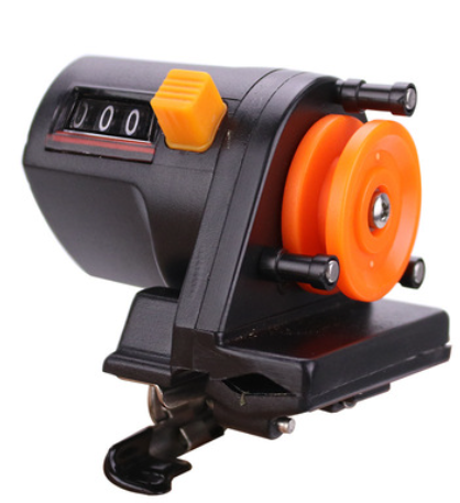 Compteur de ligne de pêche 0-999m Portable ligne de pêche Profondeur de la longueur de l'appareil de pêche