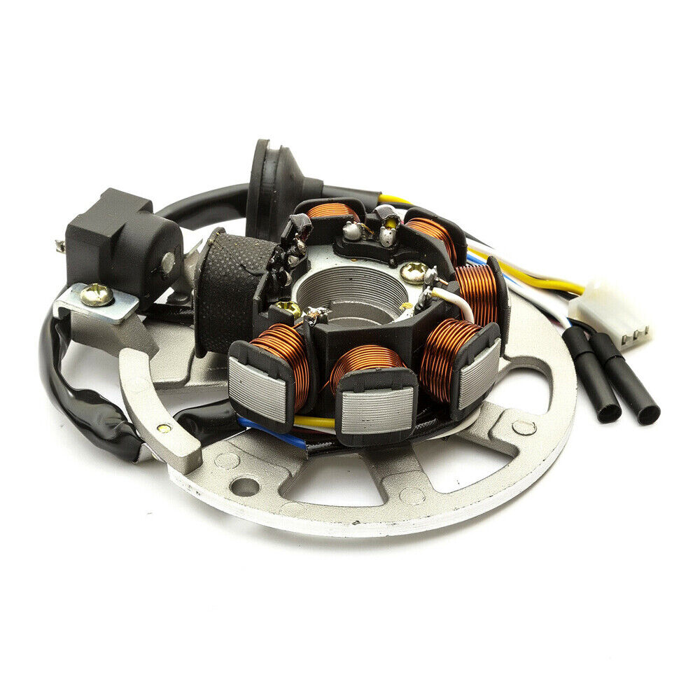 Magneto Stator Compatible with Apache 50cc 100cc Quad Bike ATV 2 Stroke Scooter