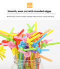 Jetable paille-color-pack de 50 pcs