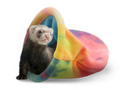 Hamster sac de couchage-Colorful jaune rose petit-1 pièce