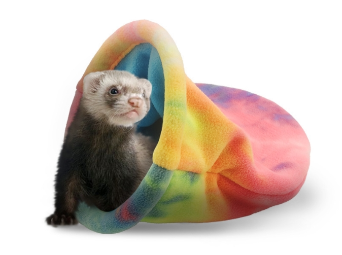 Hamster sac de couchage-Colorful jaune rose petit-1 pièce
