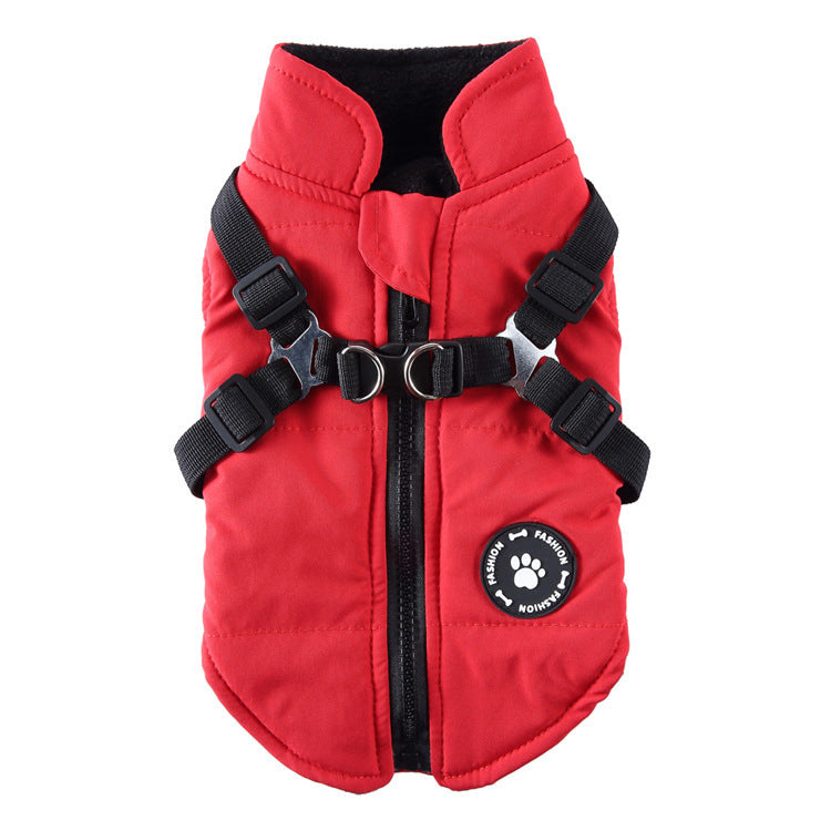 Veste de ceinture de poitrine en coton rembourré