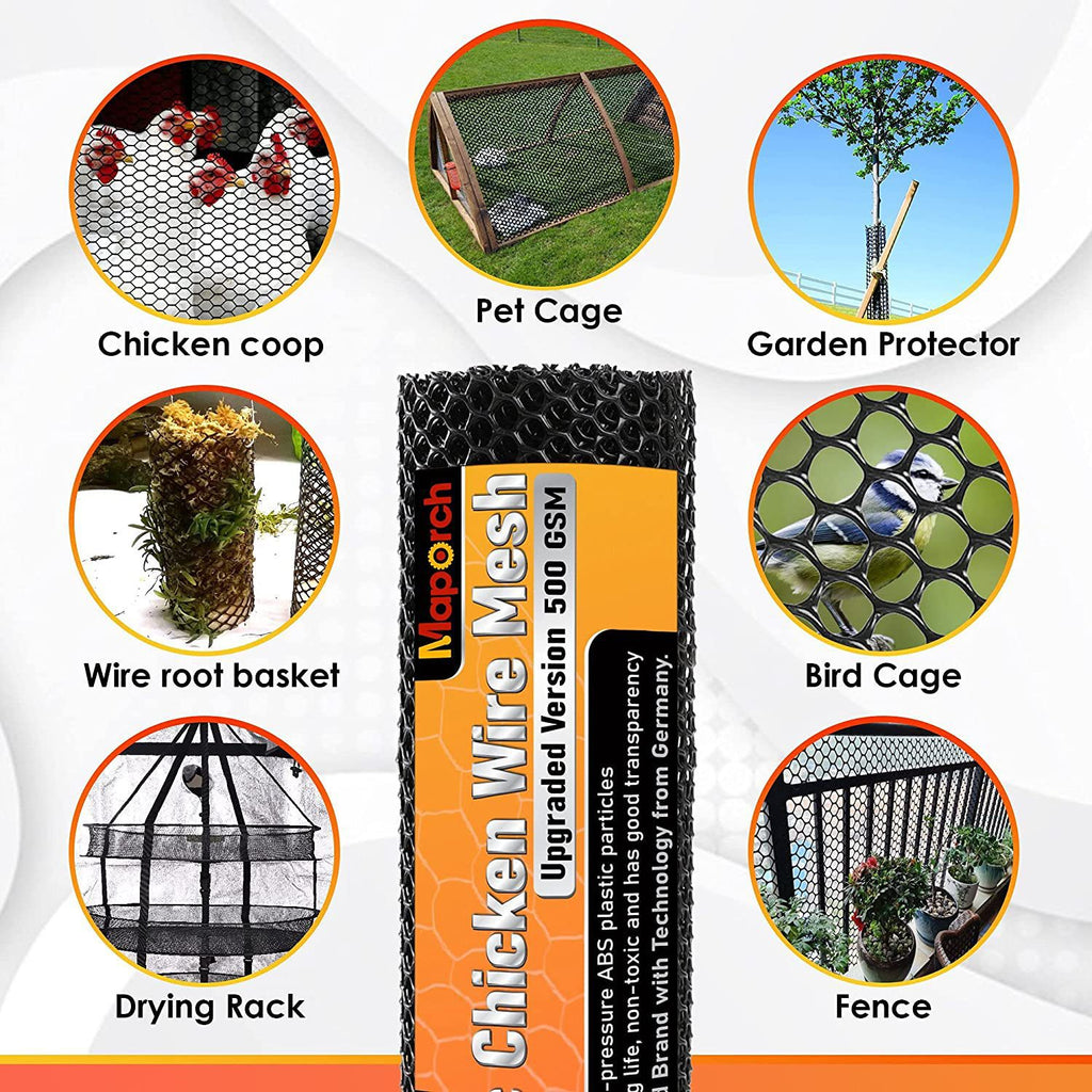 Plastic Chicken Burger Gardening Hexagonal Volaille Fence