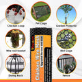 Plastic Chicken Burger Gardening Hexagonal Volaille Fence