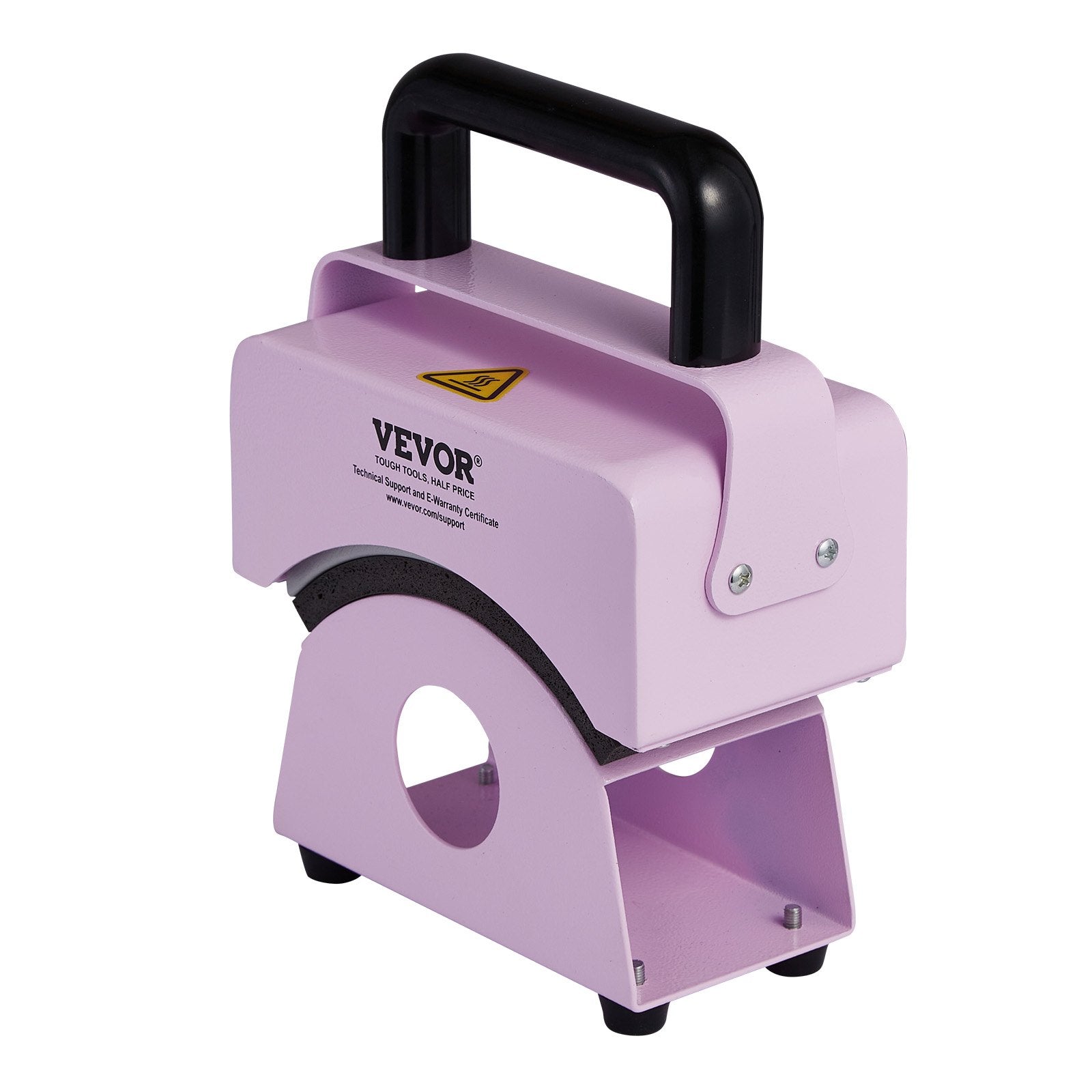 VEVOR chapeau presse machine Mini chapeau presse à chaleur pour bouchons 5,9x3.15 Inch plaque violet