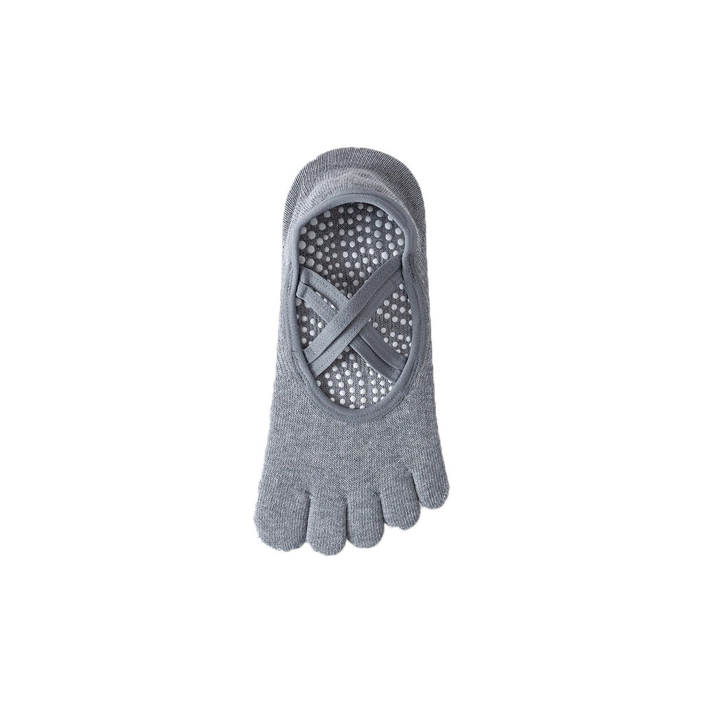 Chaussettes de yoga professionnelles de sport d'intérieur pour femmes Chaussettes de séparation des orteils à cinq pieds