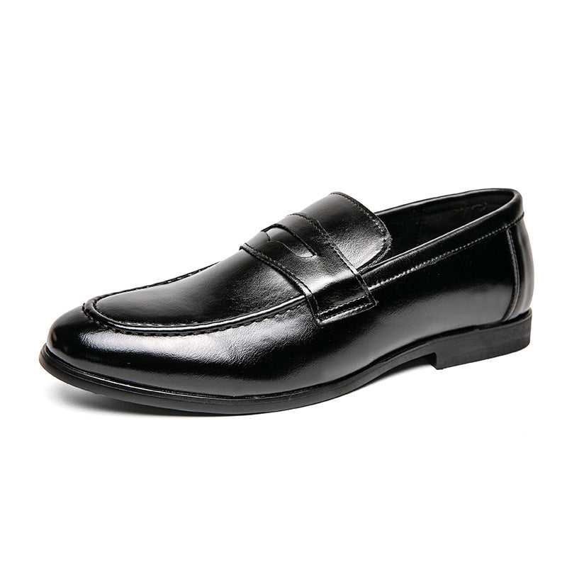 Chaussures en cuir minimaliste pointed Toe en style britannique