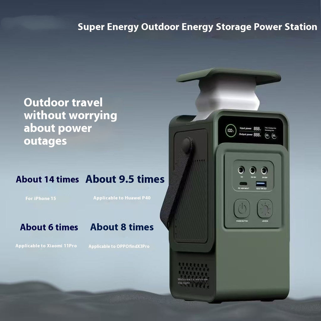 Portable Outdoor Mobile Power Supply with Large Capacity