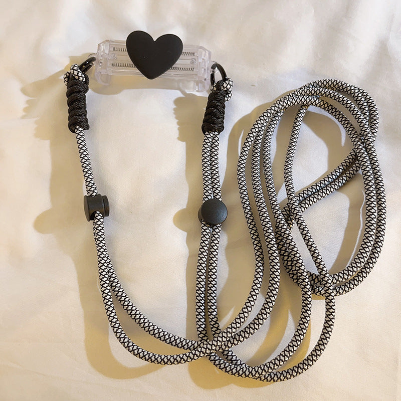 Beau look Small Love Back Splint Mobile Phone Lanyard Universal