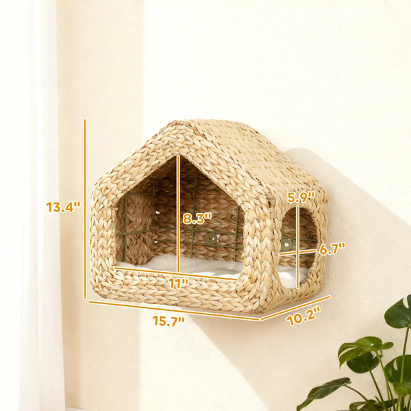 Maison de chat en bois