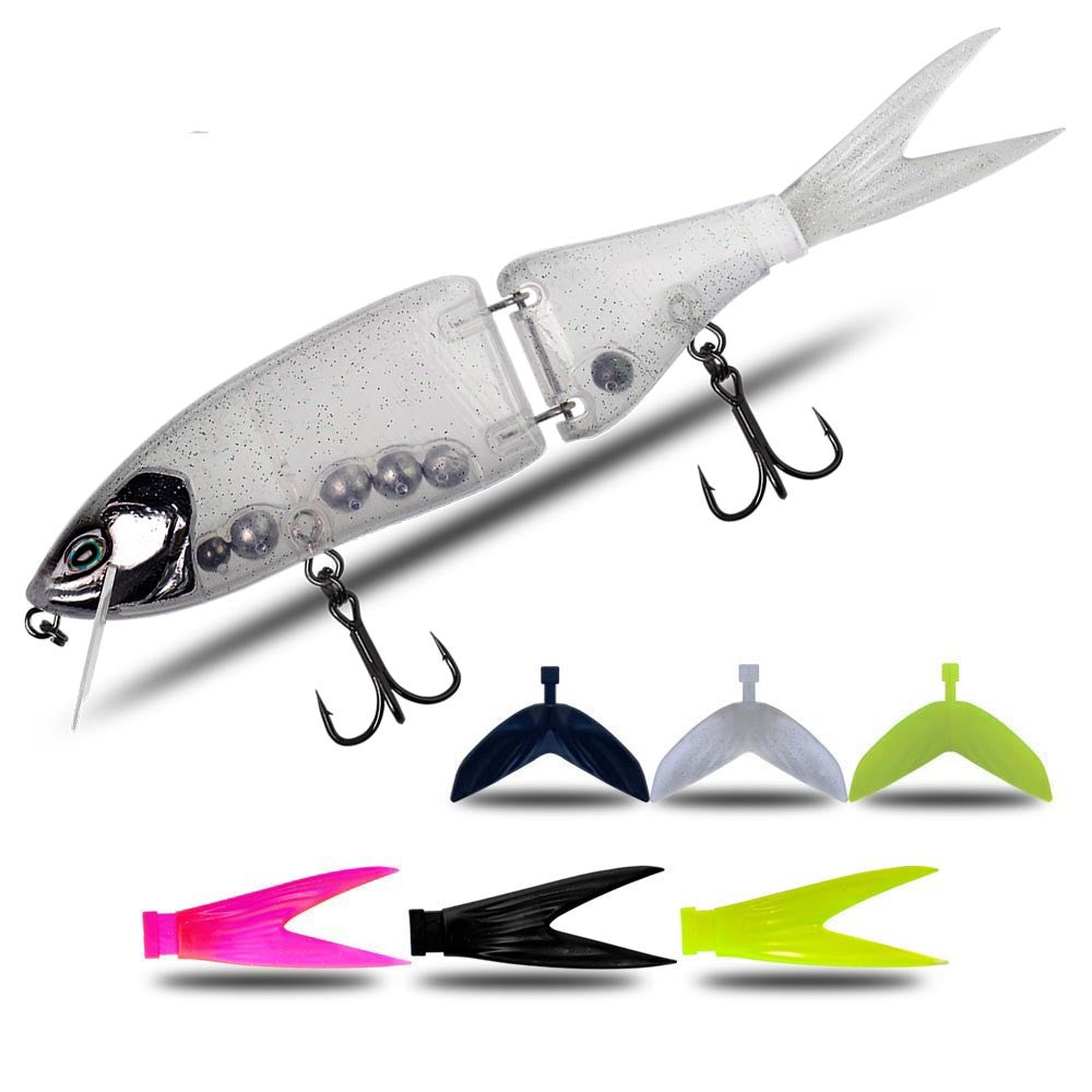 Luya flottant plusieurs sections Baignade Bait Brut Bait Hard Bait Basse Bâton de chien