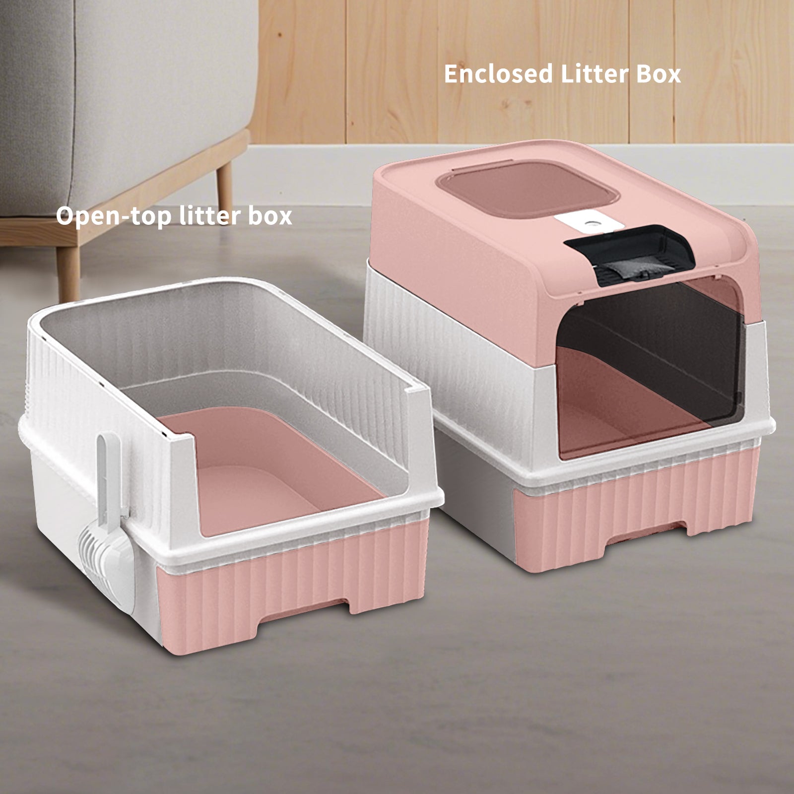 Uniquement auto-pickup--Magic Cube Cat Litter Box