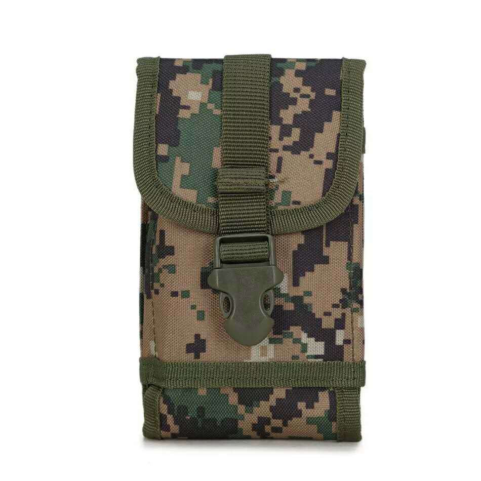 Sac de téléphone mobile tactique pour hommes et femmes Fan militaire Courant petit sac