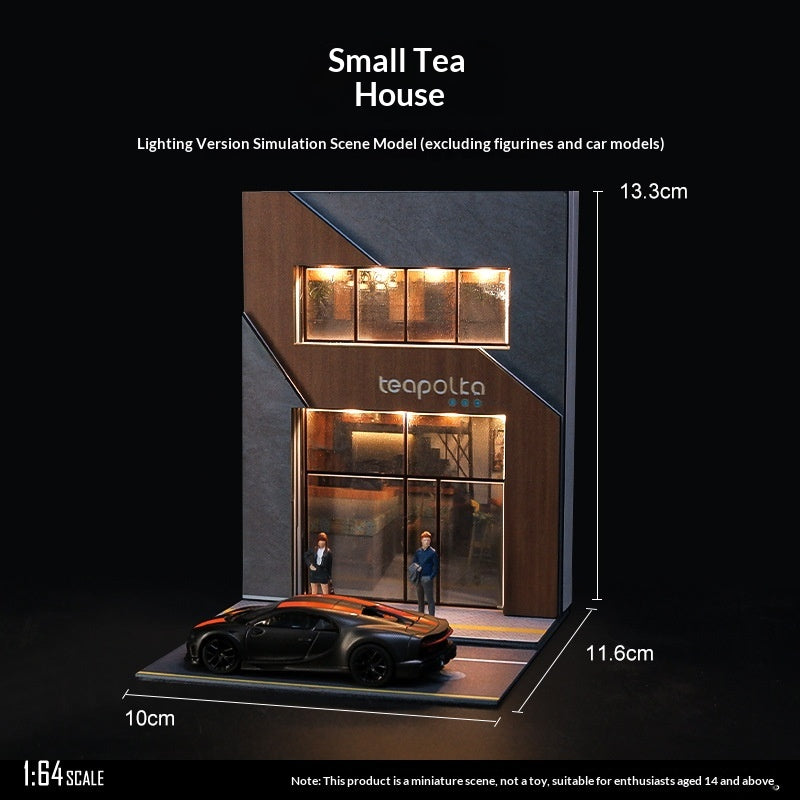 Bar Coffee Shop Lifelike Miniature Scene Architectural Model