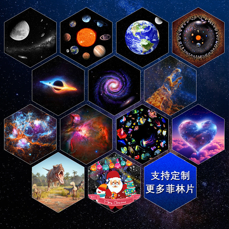 13-in-1 Ultra Clear Galaxy Projector Lamp Rotary Space Ball Projector Planetarium Lights