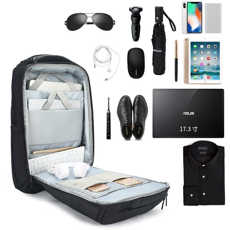Sac de voyage multifonctionnel extérieur étanche Sac à dos pour ordinateur portable de 17 pouces