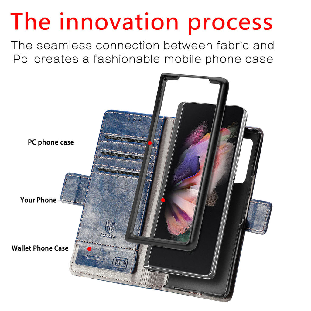 Applicable à Z Fold4 5G Coque de téléphone Support de carte de support tout compris