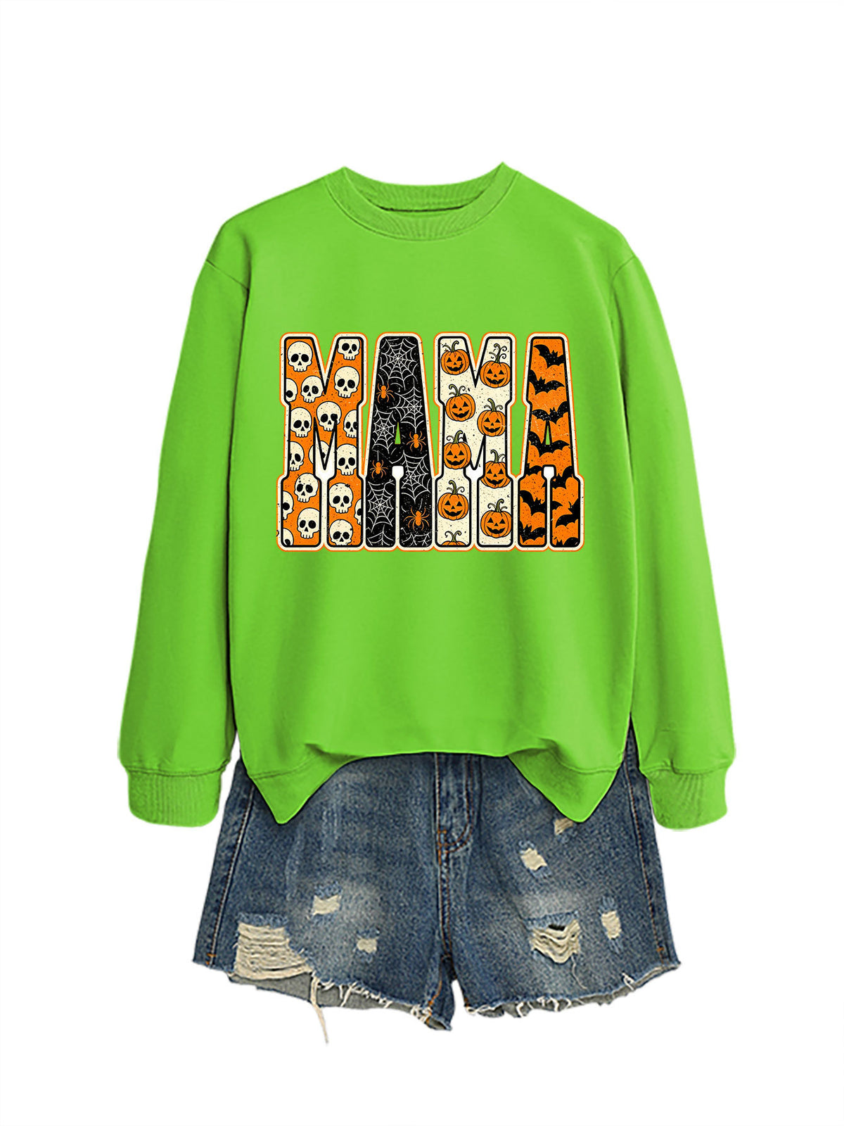 Hoodie d'Halloween pour femmes avec araignée de crâne et Jack-o-lantern Designs