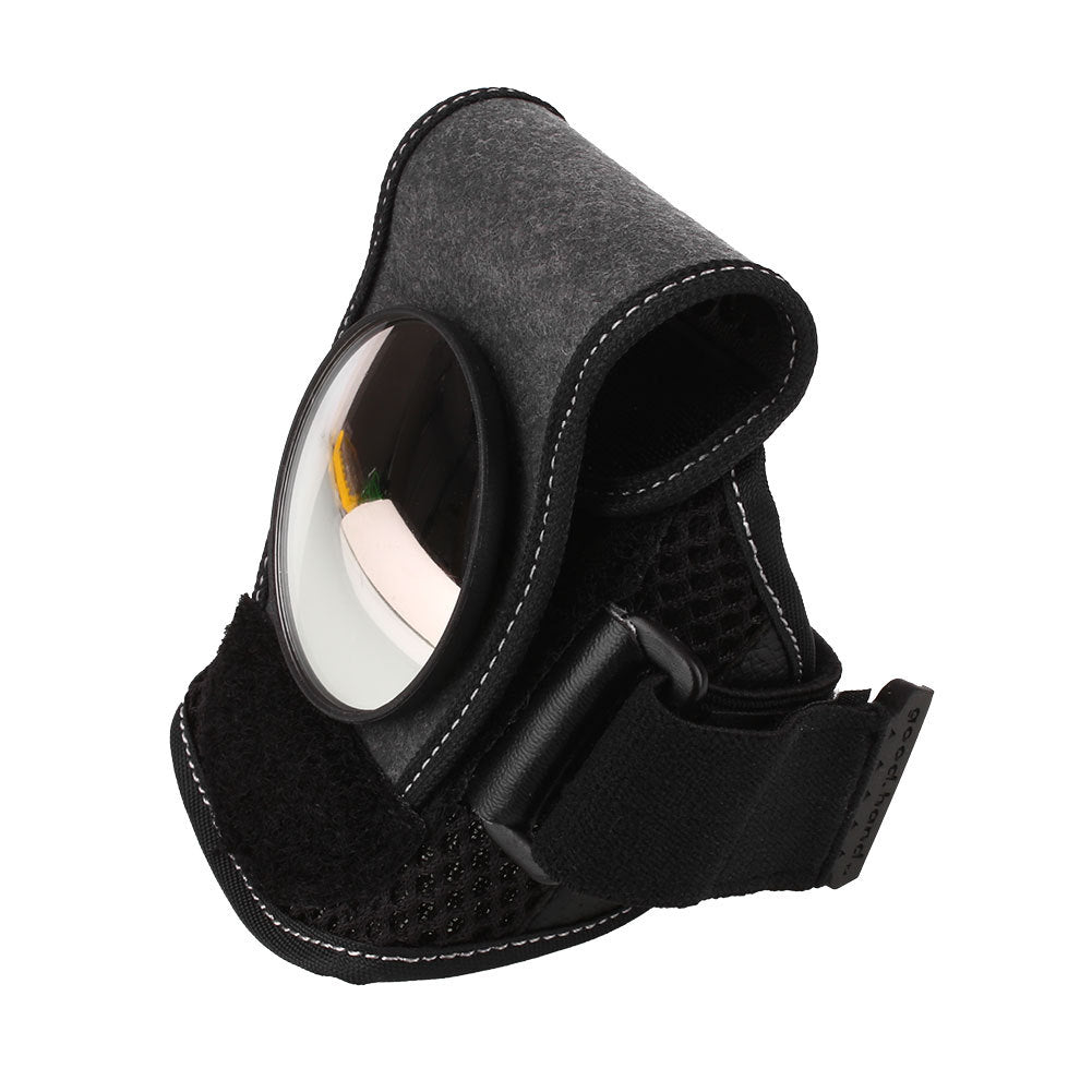 Miroir de vélo Vue arrière Miroir avec bracelet et bras avec installation rapide