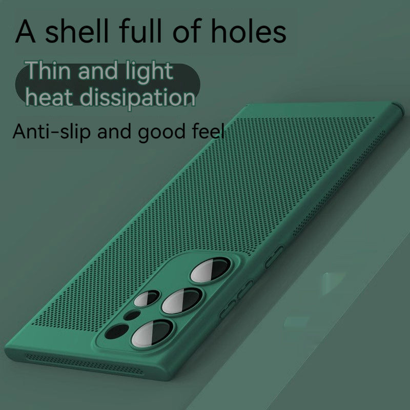 Honeycomb Dissipation de chaleur anti-fall Silicone téléphone portable Case