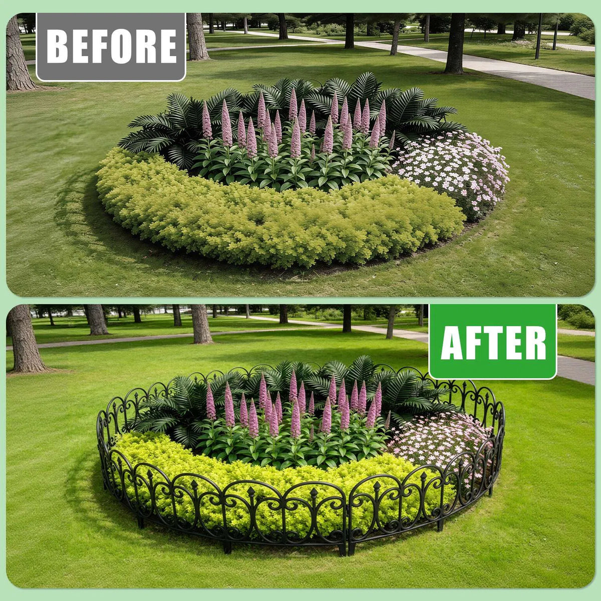 10 packs de jardin flexible Edging