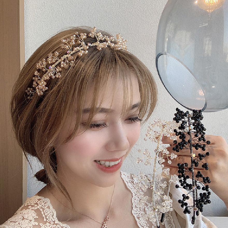 Versatile et élégant sortir coiffure Accessoires capillaires Tempérament Retro Bridal Headba