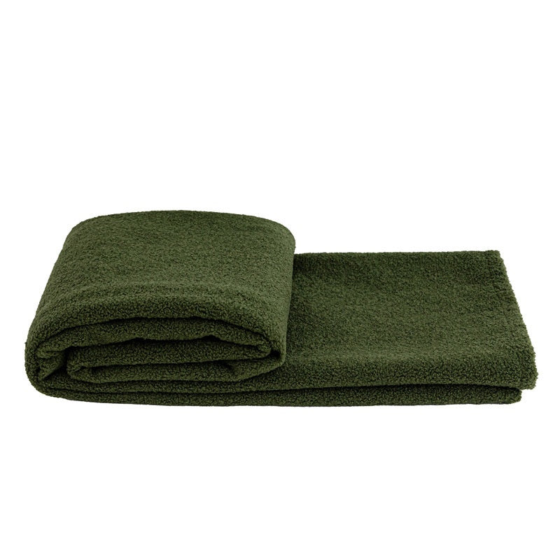Couverture à lancer vert vintage de luxe légère