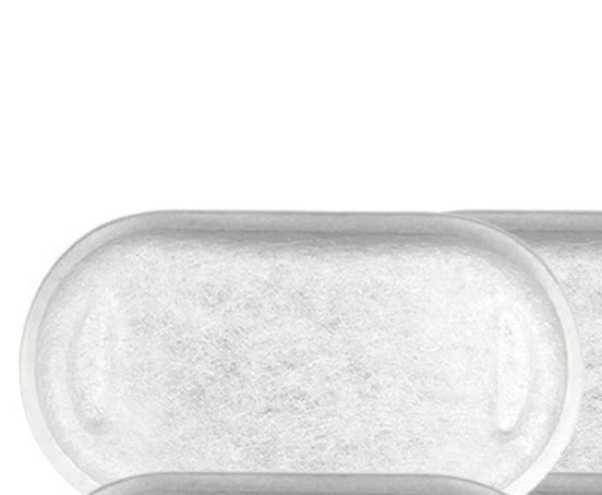 Distributeur d'eau filtré au carbone en acier inoxydable rond