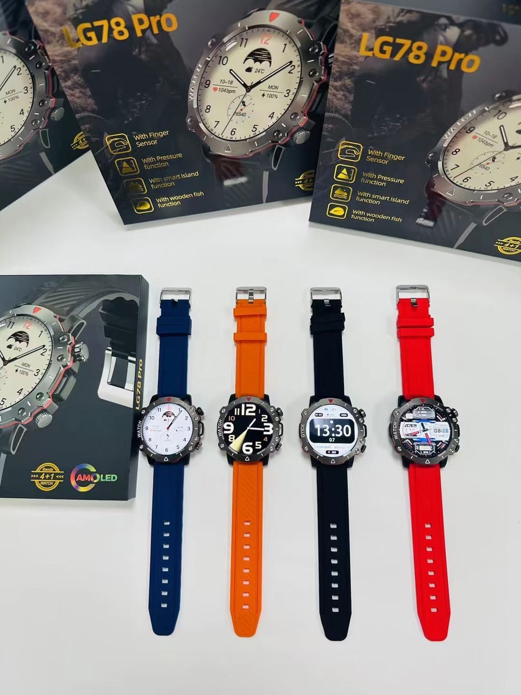 Bluetooth Smart Call Watch Heart Rate Blood Pressure Sport Style