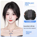 Velcro Head Real Hair Bangs Wig Set