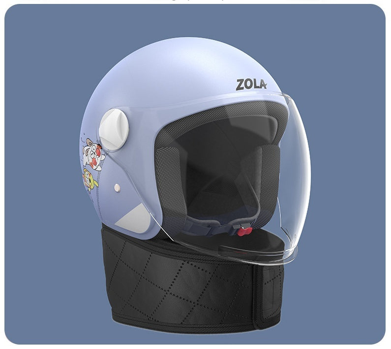 Casque de vélo électrique écharpe d'hiver pour les hommes et les femmes