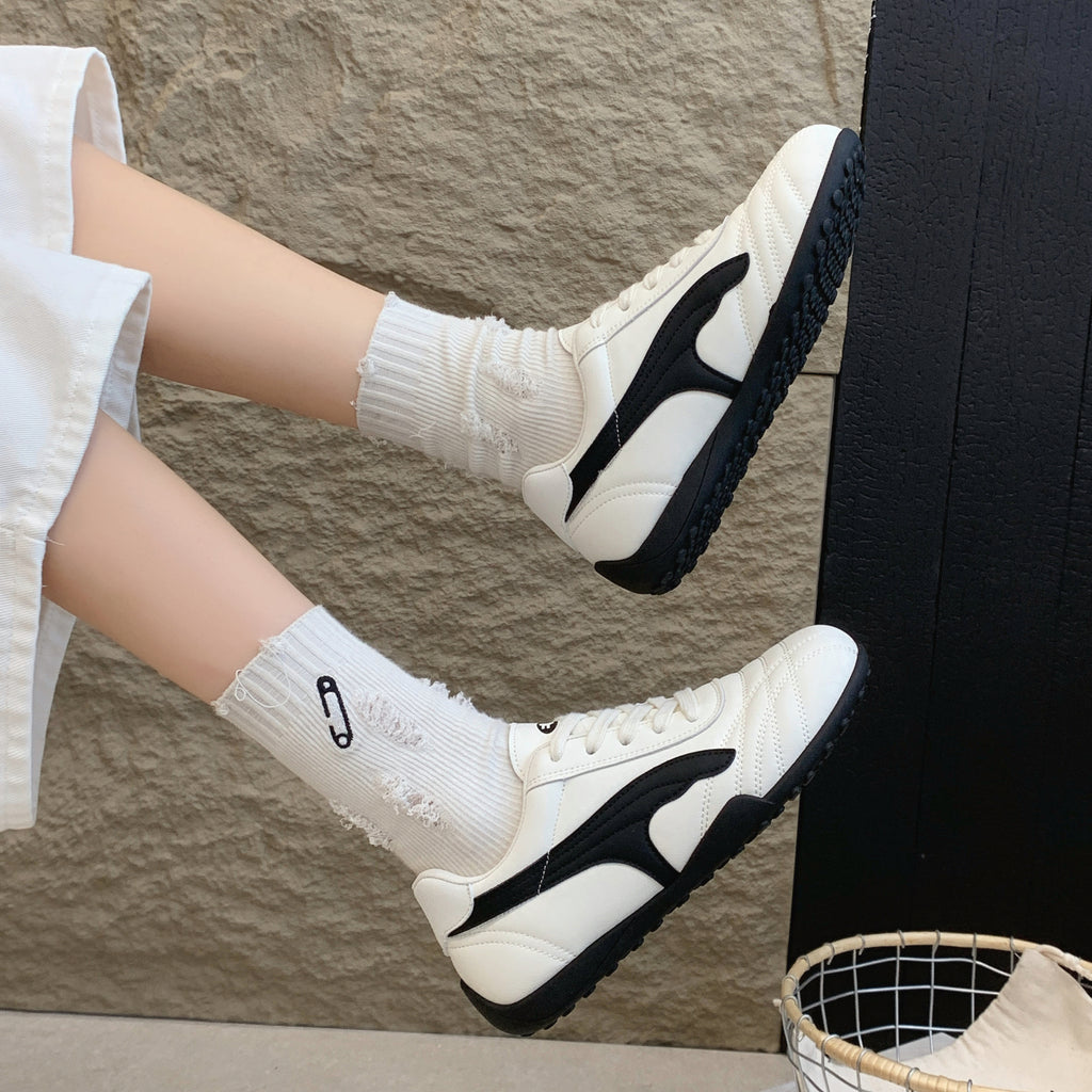 Automne Arrivées Rond Toe Retro Allemand Trainer Chaussures