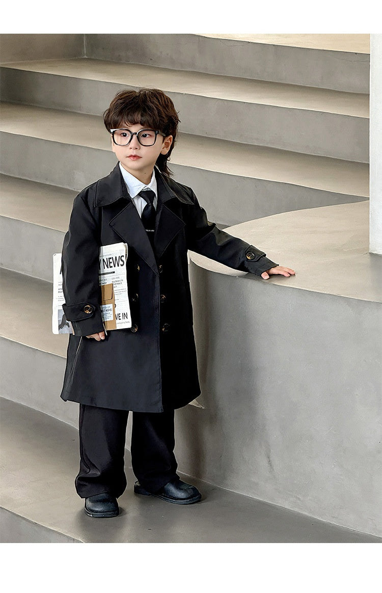 La longue robe anglaise des enfants Trendy Cool