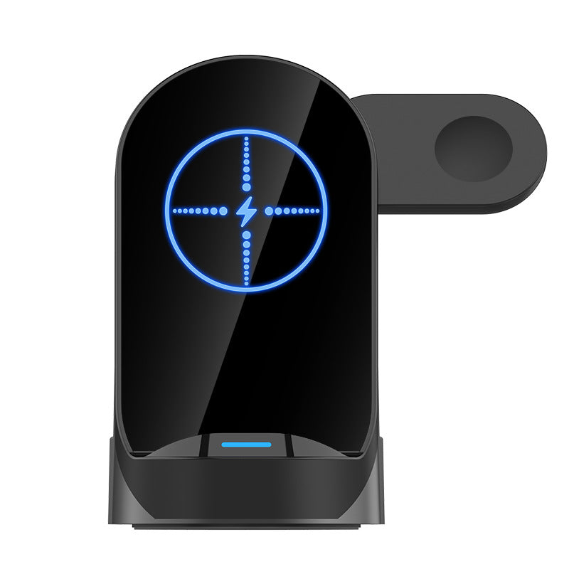Support vertical pliable 3-en-1 pour chargeur sans fil 15W